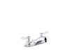 KOHLER K-400T20-4ANA Triton Bowe 0.5 gpm centerset bathroom sink faucet with aerated flow and lever handles, drain not...