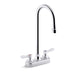 KOHLER K-400T70-4AKL Triton Bowe 1.0 gpm centerset bathroom sink faucet with laminar flow, gooseneck spout and lever...
