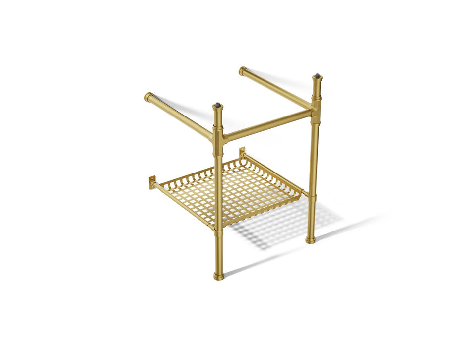 KOHLER K-40153 Claude Console table legs, vibrant brushed moderne brass