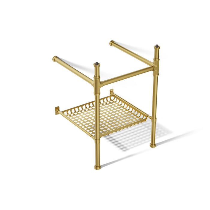 KOHLER K-40153 Claude Console table legs, vibrant brushed moderne brass - view 3