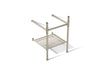 KOHLER K-40153 Claude Console table legs, vibrant brushed nickel