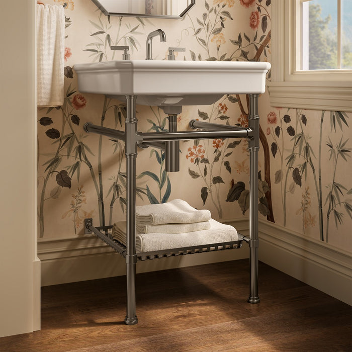 KOHLER K-40153 Claude Console table legs, vibrant brushed nickel - view 2
