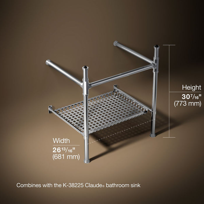 3/4 view of product with dimensions