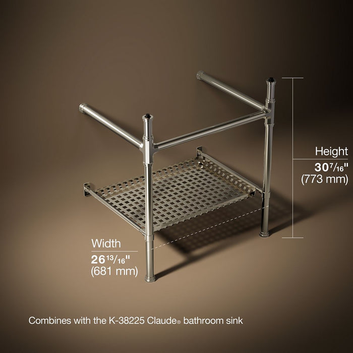 3/4 view of product with dimensions