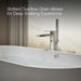 KOHLER K-40224-GH Evok 66" x 30" Freestanding Heated BubbleMassage™ Air Bath, White - Shows close up detail of product in use