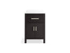 KOHLER K-40637-BD1 Kresla 24" bathroom vanity cabinet with sink and quartz top, carbon oak - view 4