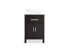 KOHLER K-40637-BD1 Kresla 24" bathroom vanity cabinet with sink and quartz top, carbon oak - view 5