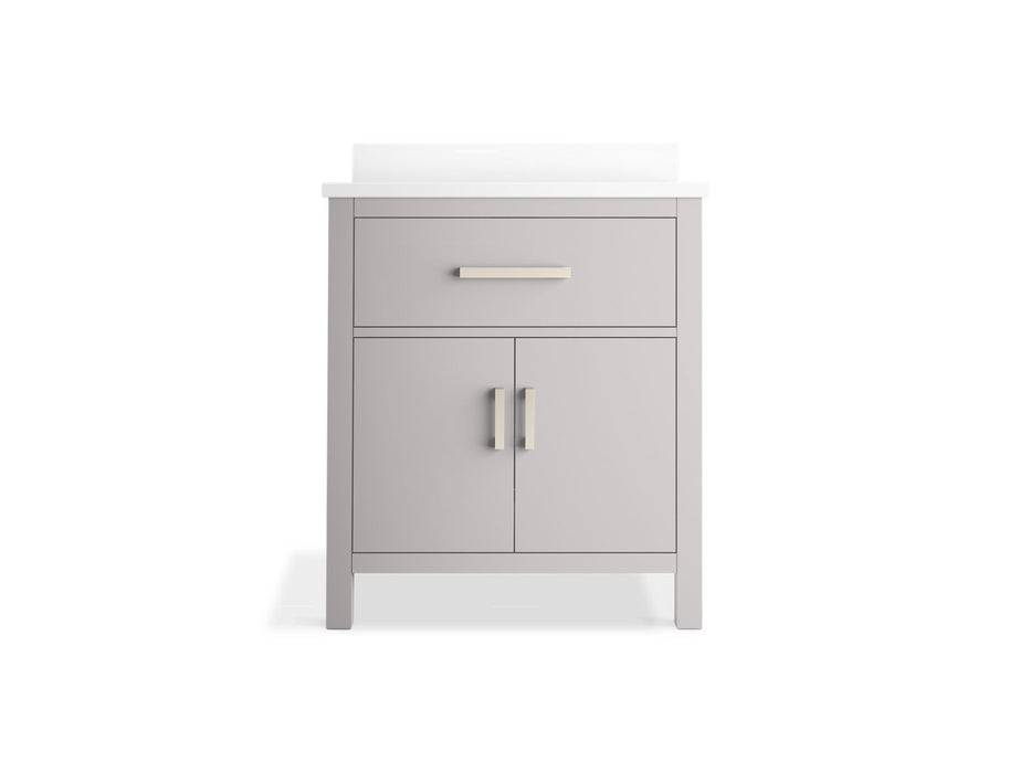 KOHLER K-40638-BD1 Kresla 30" bathroom vanity cabinet with sink and quartz top, atmos grey - view 4