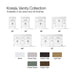 KOHLER K-40642-BD1 Kresla 72" bathroom vanity cabinet with sinks and quartz top, atmos grey - view 5