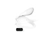 KOHLER K-4108 PureWash E750 Elongated bidet toilet seat with remote control, white