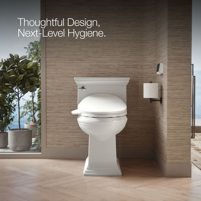 KOHLER K-4108 PureWash E750 Elongated bidet toilet seat with remote control, white - view 4