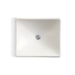 KOHLER K-41180-N WasteLAB DemiLav 17-3/4" Rectangular Vessel Bathroom Sink, No Overflow, Eggshell - top view of product
