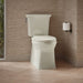 KOHLER K-4144 Corbelle Elongated toilet bowl with skirted trapway, biscuit - view 2
