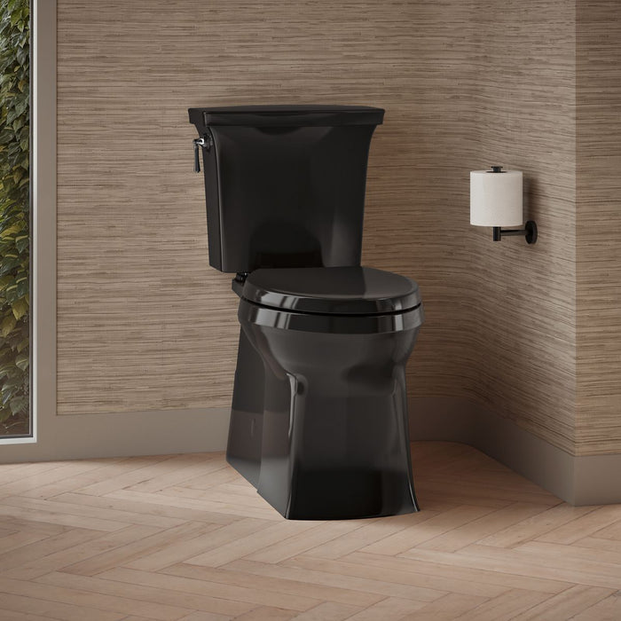 KOHLER K-4144 Corbelle Elongated toilet bowl with skirted trapway, black black - view 2