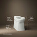 KOHLER K-4144 Corbelle Elongated toilet bowl with skirted trapway, dune - view 3