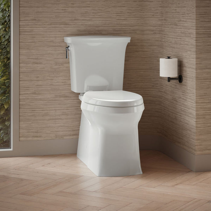 KOHLER K-4144 Corbelle Elongated toilet bowl with skirted trapway, white - view 2