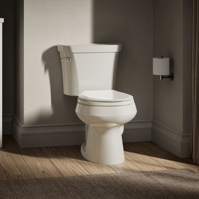 KOHLER K-4197 Wellworth Round-front toilet bowl, biscuit - view 2
