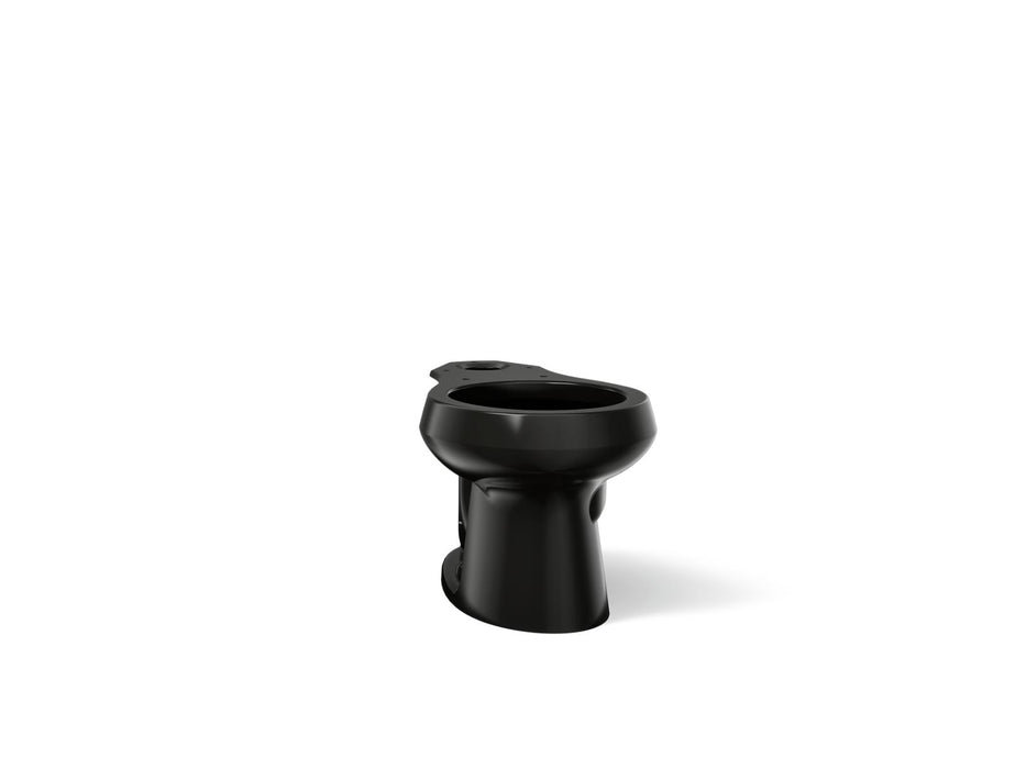 KOHLER K-4197 Wellworth Round-front toilet bowl, black black