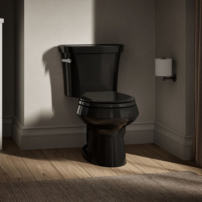 KOHLER K-4197 Wellworth Round-front toilet bowl, black black - view 2