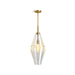 KOHLER K-42195-PE01 Simplice Diamond pendant, brushed moderne brass - view 2