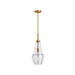 KOHLER K-42196-PE01 Simplice 8" teardrop pendant, brushed moderne brass