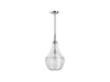 KOHLER K-42197-PE01 Simplice 12" teardrop pendant, polished chrome