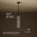 3/4 view of product with dimensions