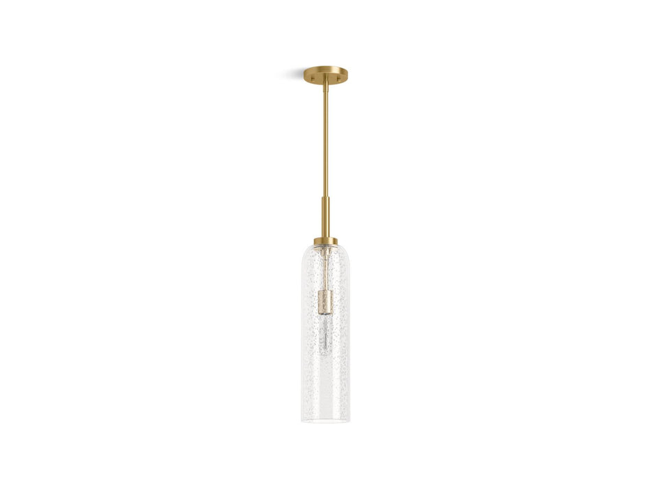 KOHLER K-42199-PE01 Simplice 5" bottle pendant, brushed moderne brass