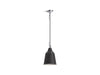 KOHLER K-42201-PE01 Varla 9" pendant, polished chrome matte black