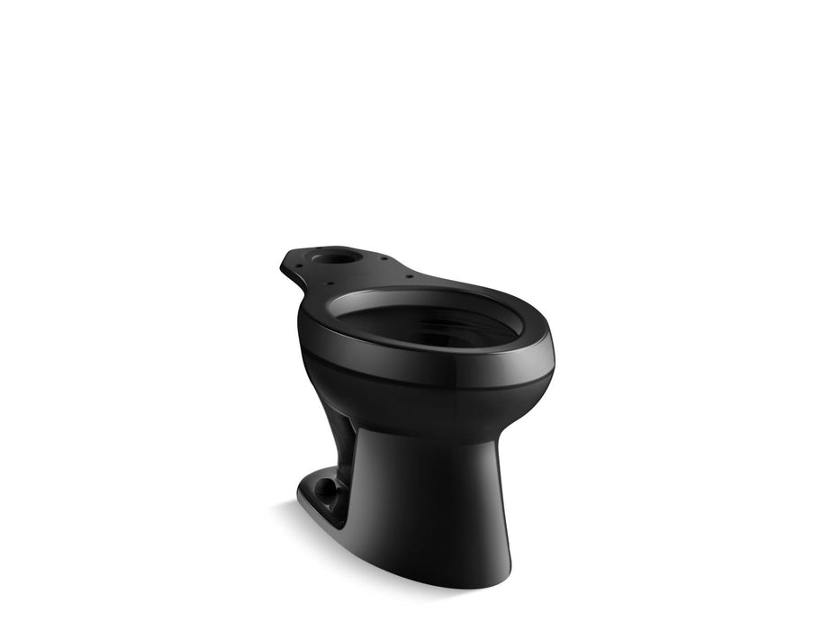 KOHLER K-4303 Wellworth Elongated toilet bowl, black black