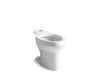 KOHLER K-4303 Wellworth Elongated toilet bowl, white