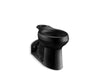 KOHLER K-4305 Barrington Elongated toilet bowl, black black