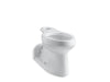 KOHLER K-4305-SS Barrington Floor-mount rear spud antimicrobial toilet bowl with skirted trapway, white