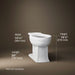 KOHLER K-4356 Archer Elongated toilet bowl, white - view 2