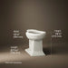 KOHLER K-4387 Memoirs Round-front bowl with concealed trapway, biscuit - view 4