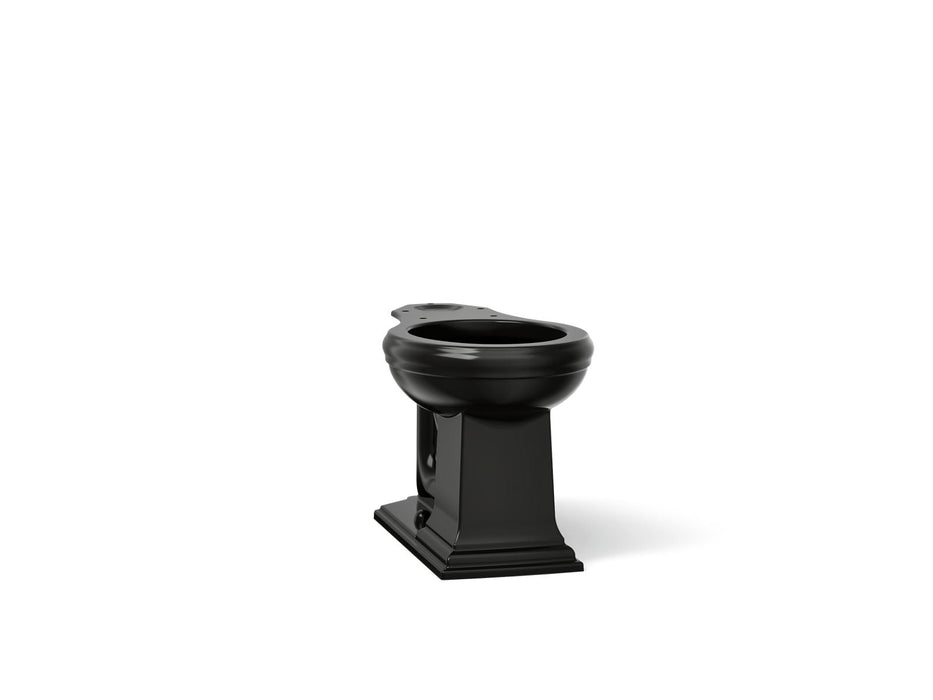 KOHLER K-4387 Memoirs Round-front bowl with concealed trapway, black black