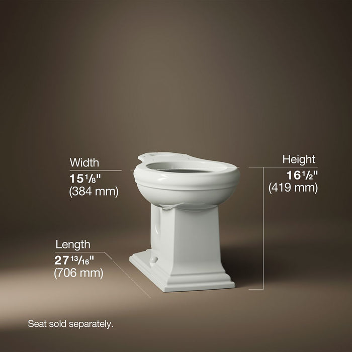 KOHLER K-4387 Memoirs Round-front bowl with concealed trapway, dune - view 5