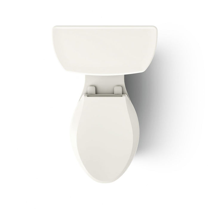 KOHLER Highline Comfort Height Two-Piece Elongated 1.28 GPF Toilet in White (K-43999-0) - Biscuit