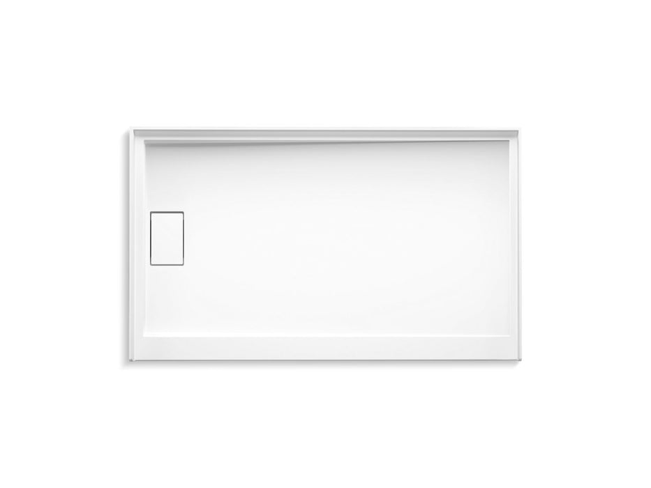 KOHLER K-44153 Stoneridge 60" x 36" alcove shower base, left drain