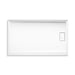KOHLER K-44154 Stoneridge 60" x 36" alcove shower base, right drain, honed white - view 2