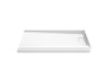 KOHLER K-44156 Stoneridge 60" x 36" corner shower base, right drain, honed white