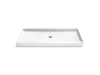 KOHLER K-44160 Stoneridge 66" x 36" alcove shower base, center drain, honed white