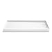 KOHLER K-44162 Stoneridge 72" x 34" alcove shower base, right drain, honed white