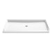 KOHLER K-44165 Stoneridge 62" x 34" alcove shower base, center drain, honed white