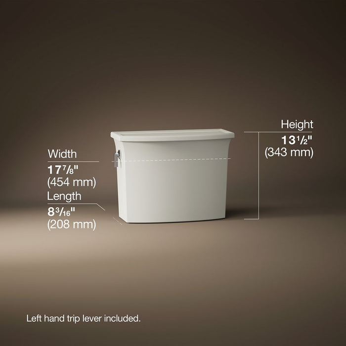 KOHLER K-4431 Archer Toilet tank, 1.28 gpf, biscuit - view 5