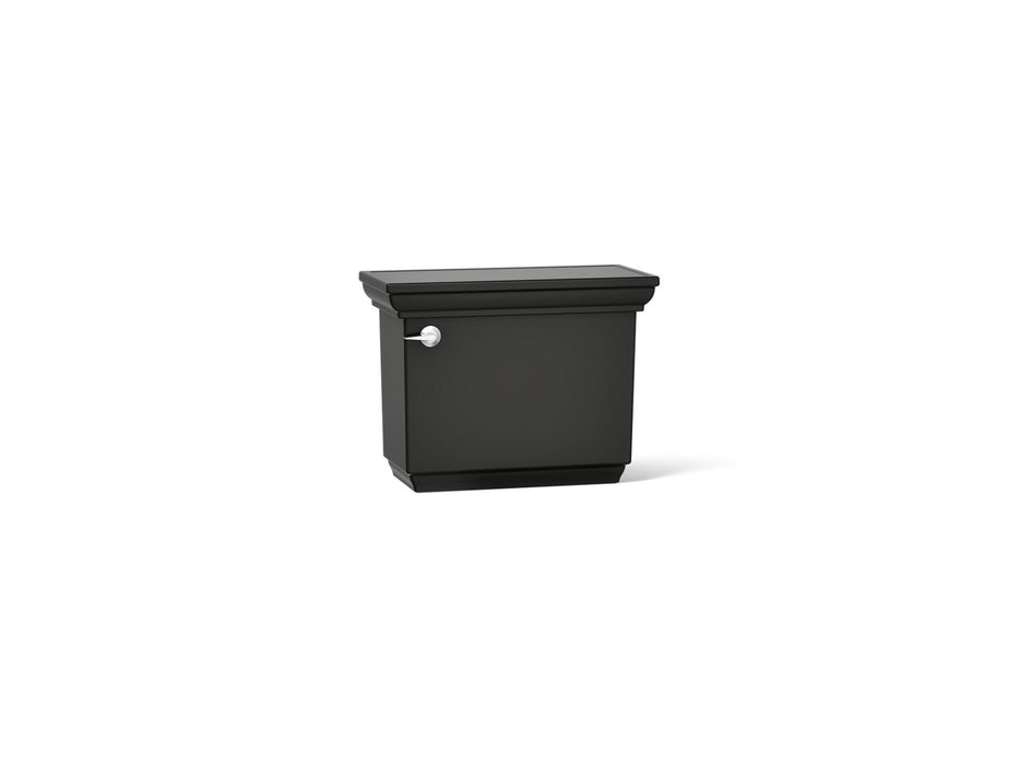 KOHLER K-4434 Memoirs Stately Toilet tank, 1.28 gpf, black black