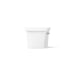 KOHLER K-44468-RA Highline Toilet Tank, 1.6 GPF, White - front view of product