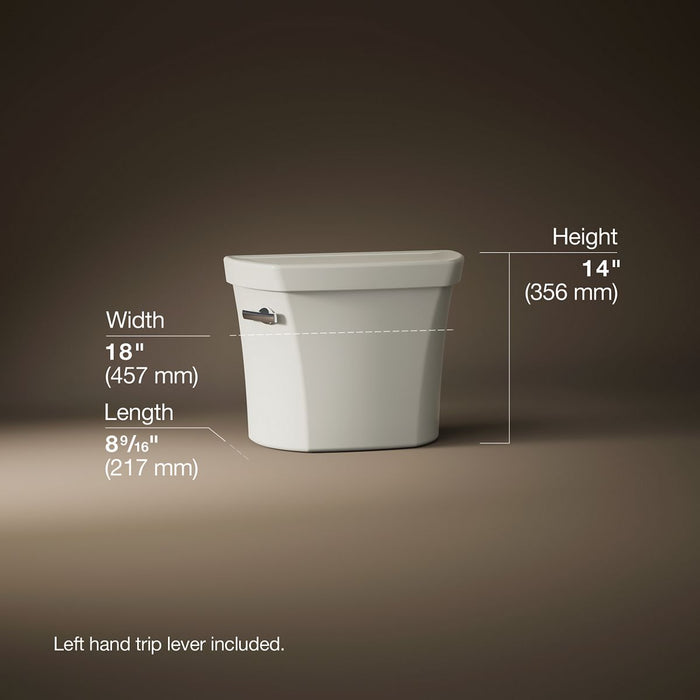 3/4 view of product with dimensions