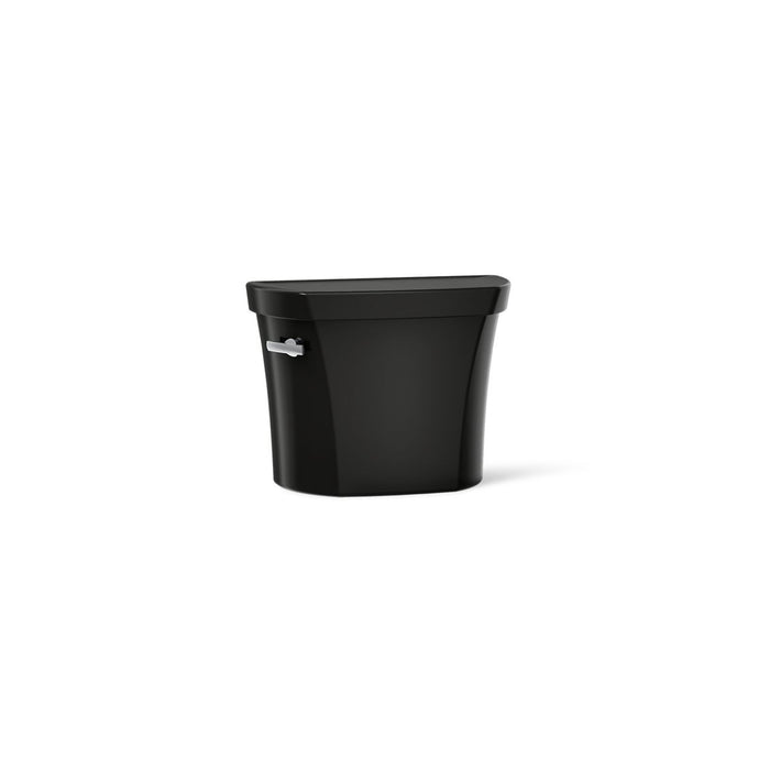 KOHLER K-44468 Highline Toilet Tank, 1.6 GPF, Black Black - 3/4 view of product