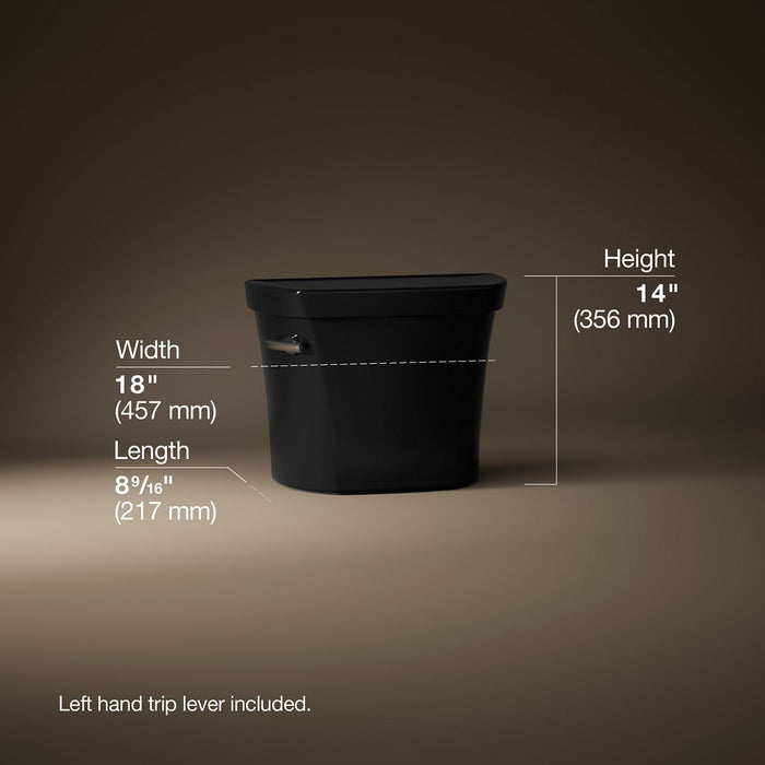 3/4 view of product with dimensions